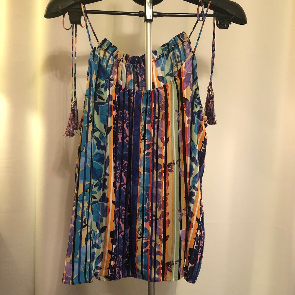Laundry Bold Striking Multi Print/Striped Cami